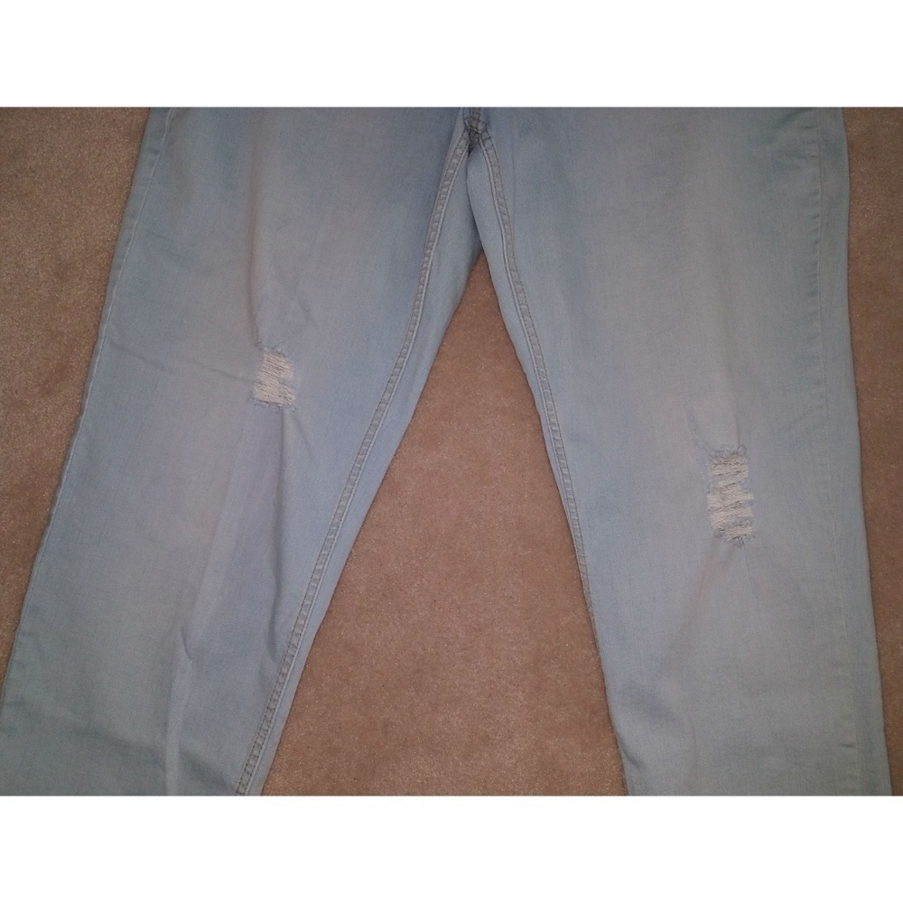 NWT Route 66 Distressed Jeans Pants Womens 34 Relaxed Fit Medium Rise Girlfriend - Picture 3 of 7